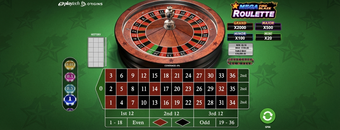 Mega Fire Blaze Roulette slot